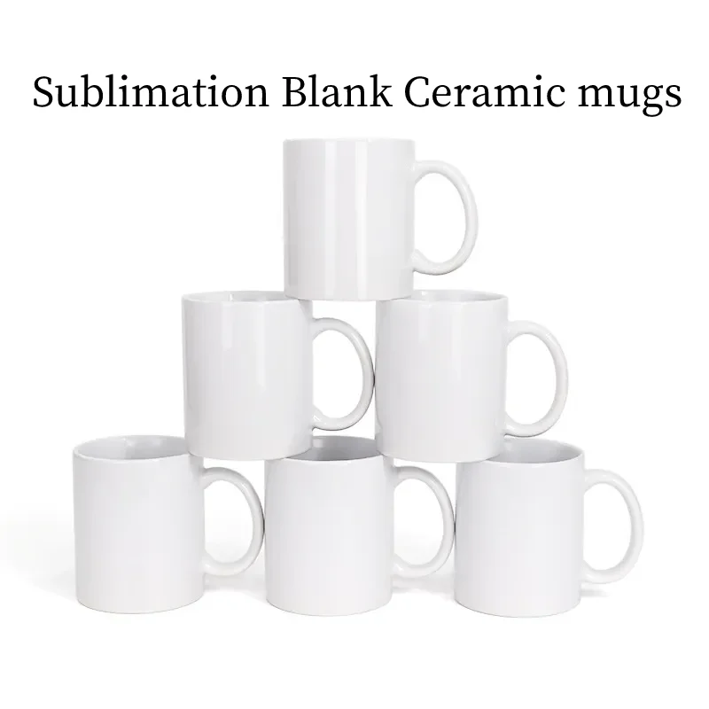 Sublimation Mug White - 11Oz Sublimation Blank Ceramic Mugs 2/4/12pcs